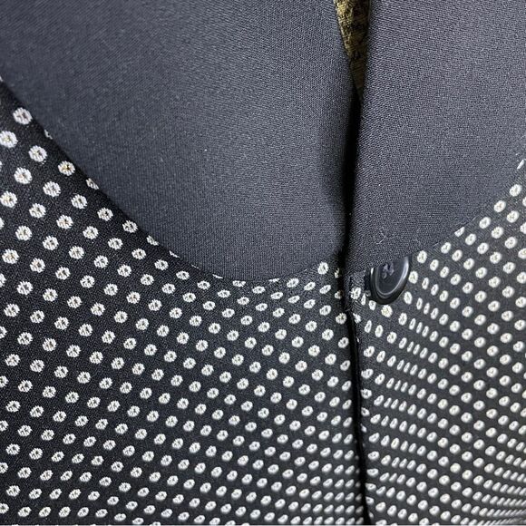 NWT The Limited Lurex Dot Long Line One-Button Blazer Jacket Shawl Collar 14 - Picture 3 of 11